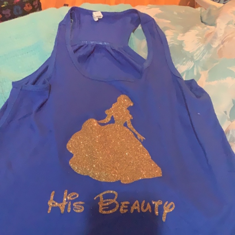 His beauty Disney matching tank
